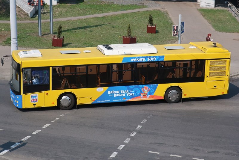 Новые автобусы МАЗ В Минске фото