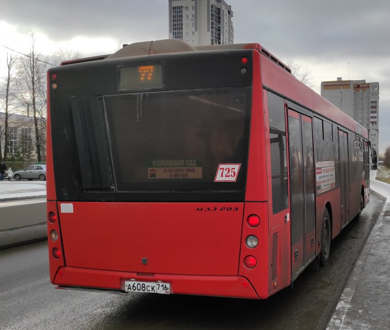 Маршрут автобуса 203