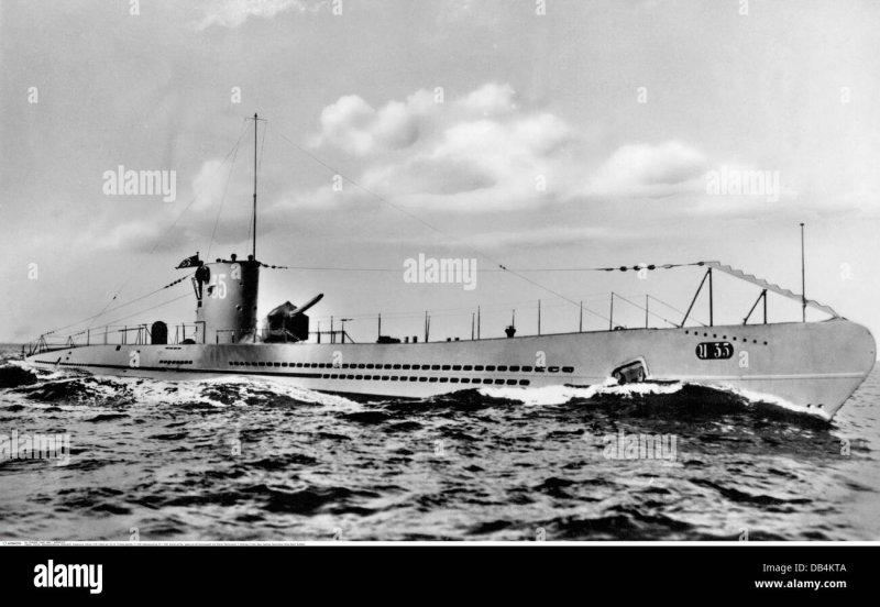 Подлодка Type VII-A U-35
