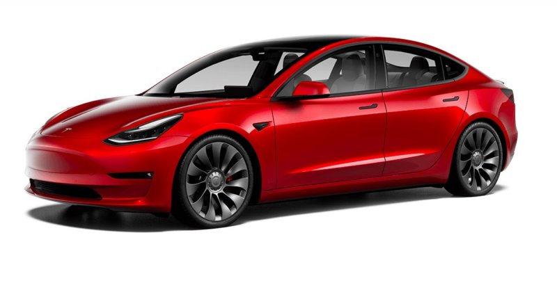 Автомобиль Tesla model 3