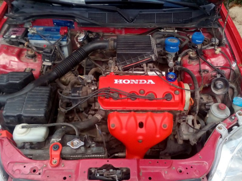 Honda Civic Ek под капотом