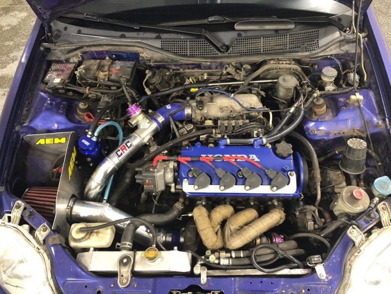 Honda Civic 6 под капотом