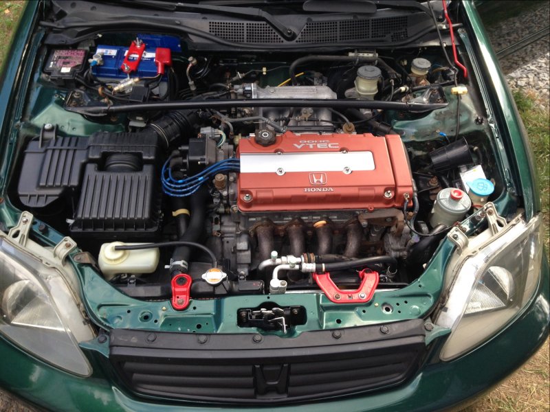 Honda Civic 6 под капотом