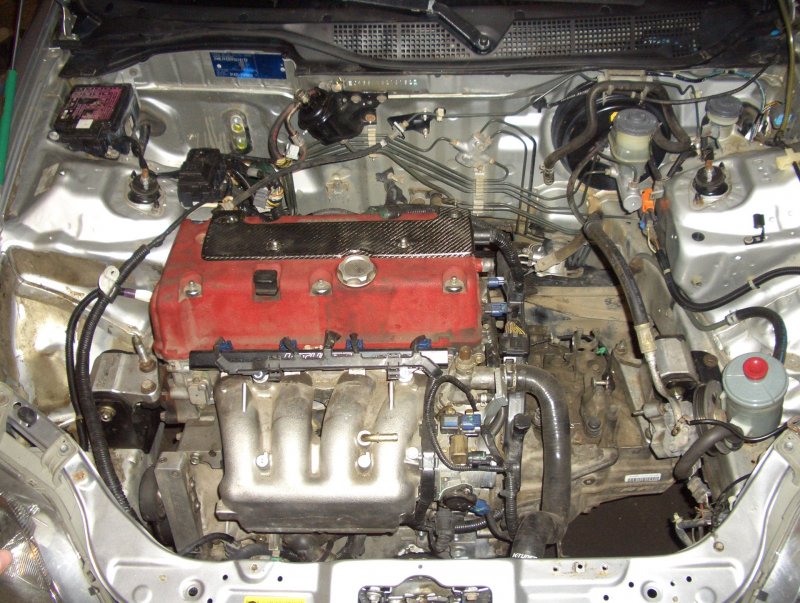 Honda Civic 6 под капотом