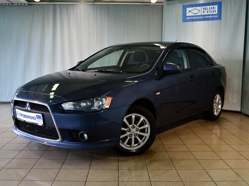 Mitsubishi Lancer 10 синий