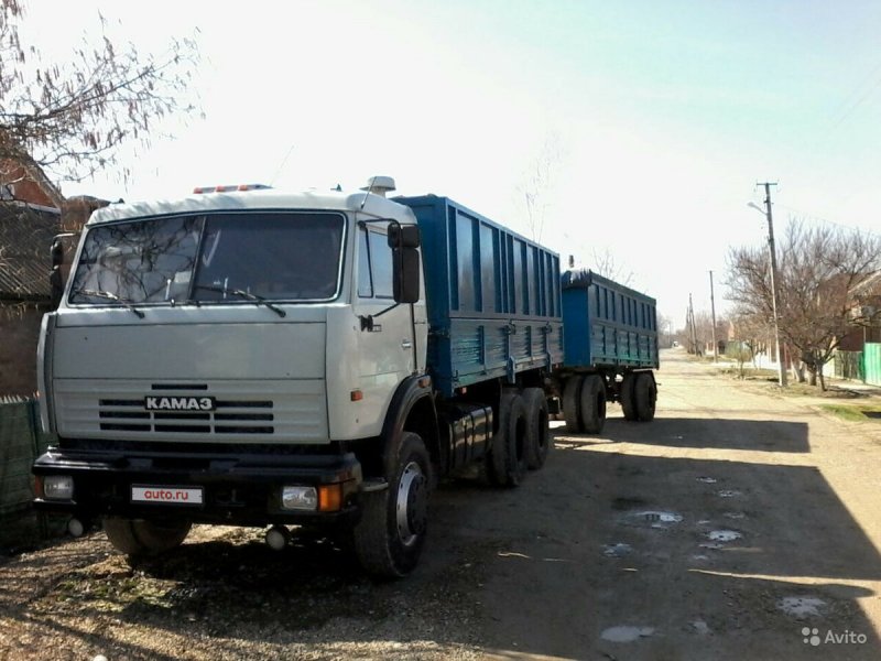 КАМАЗ 53215 С прицепом