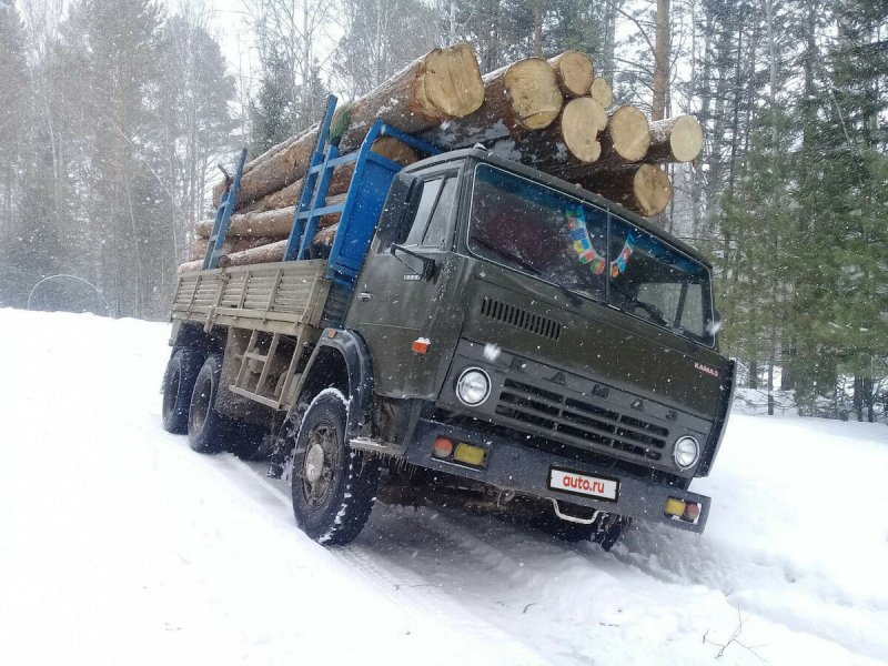 КАМАЗ 65115 самосвал с песком