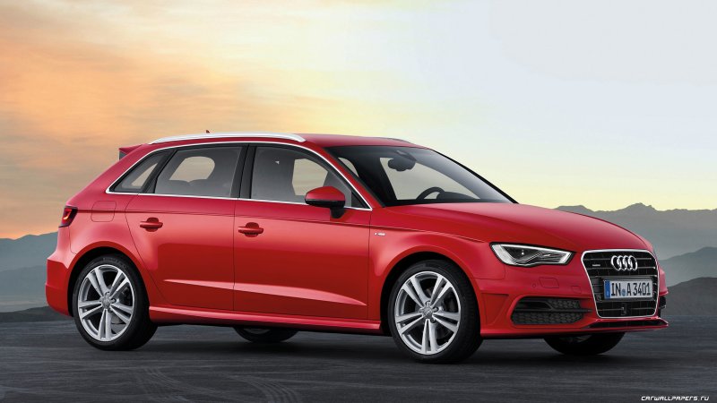 Ауди а3 Sportback по дороге