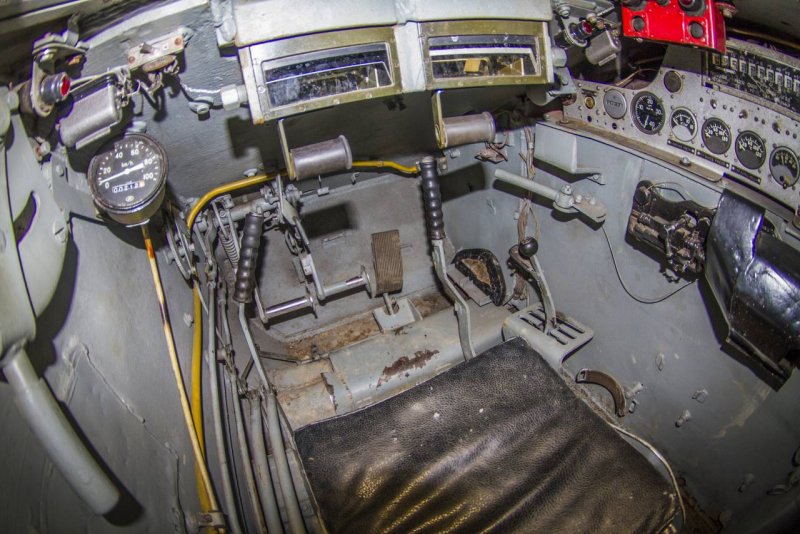 Т-54 внутри танка