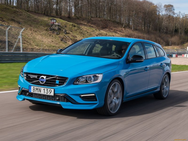 Вольво v60 синий