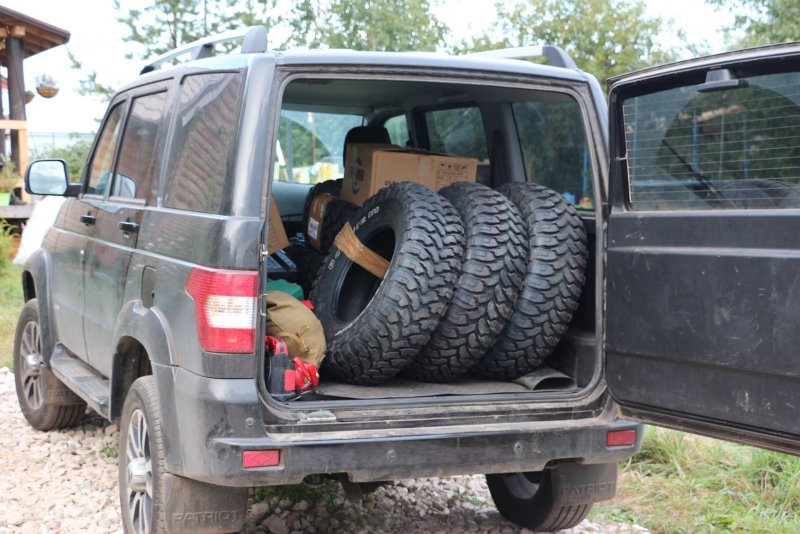 УАЗ Патриот на шинах 225/75 r16