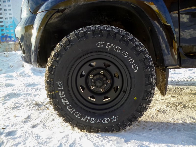 265/75 R16 на УАЗ