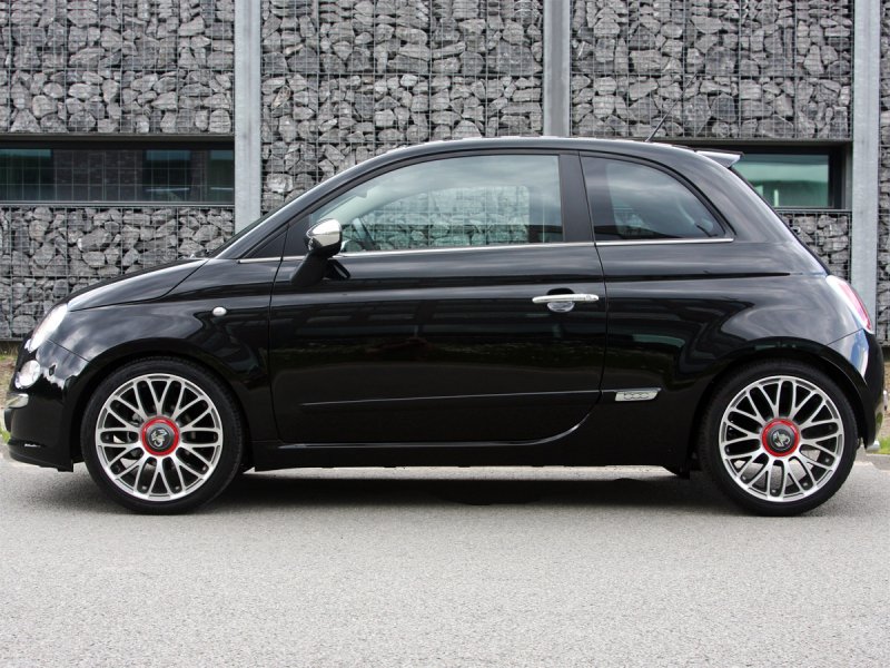 Fiat 500 черный
