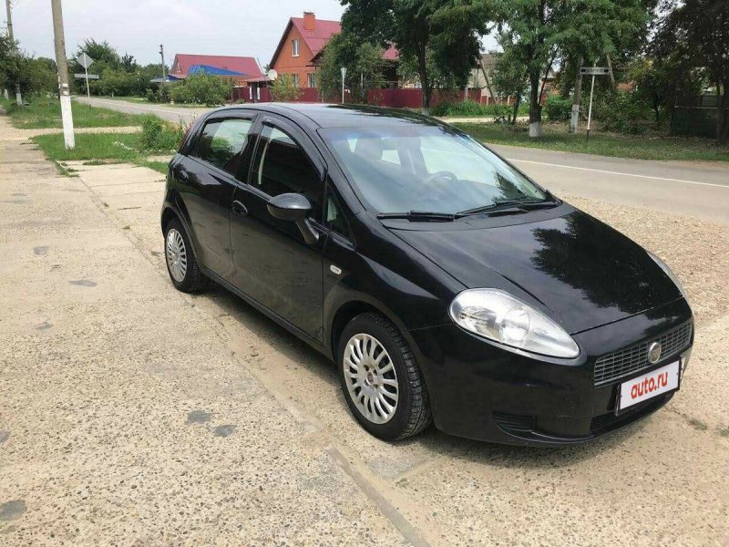 Fiat grande punto черный 2008