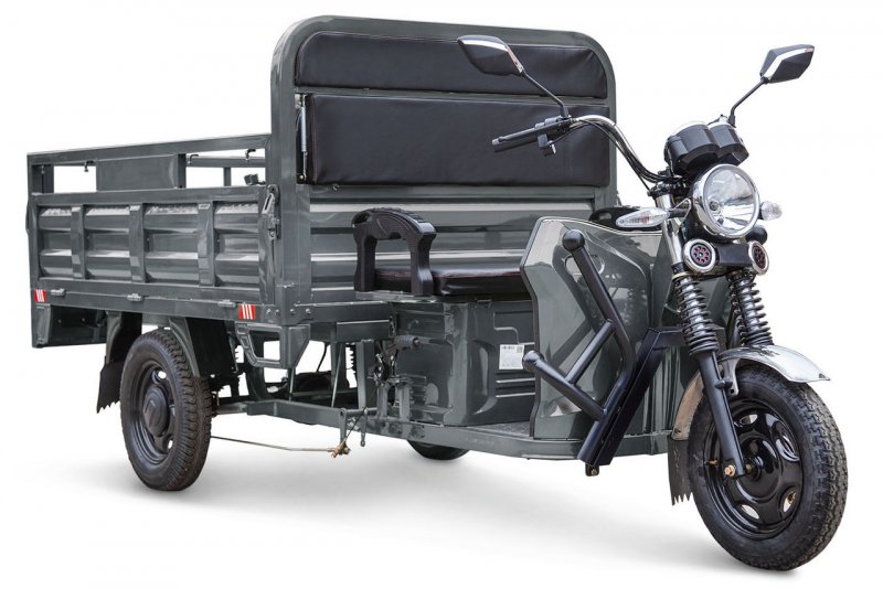 Грузовой электротрицикл rutrike d4 next 1800 60v1500w (серый-2374)