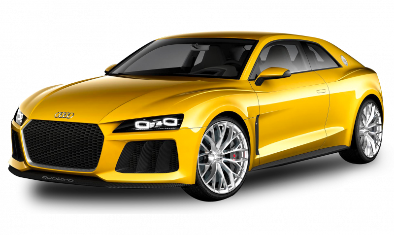 Audi quattro Yellow