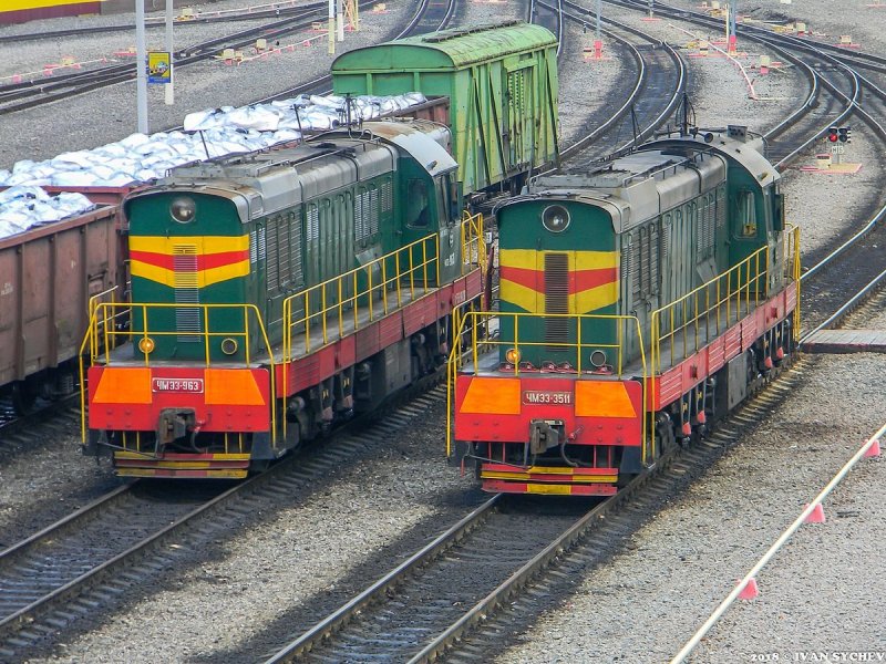 Маневровый тепловоз чмэ2 РЖД