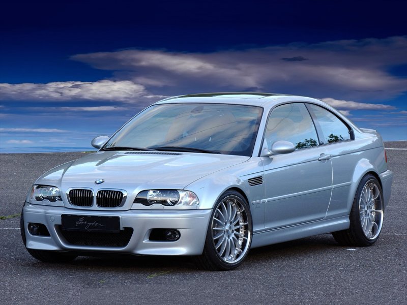 BMW e46 купе черная
