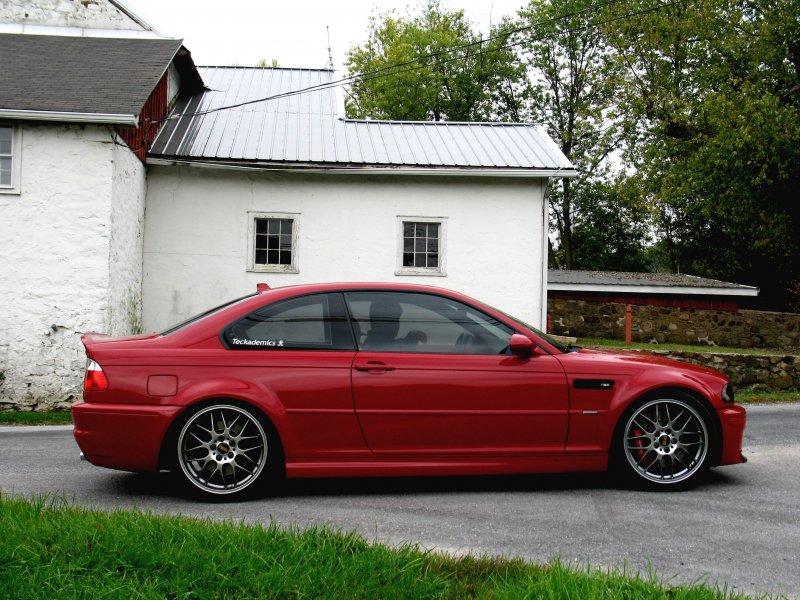 BMW e46 Coupe Red