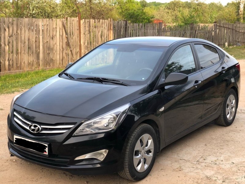 Hyundai Solaris 2014 черный