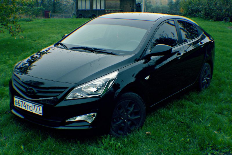 Hyundai Solaris 2015 черный