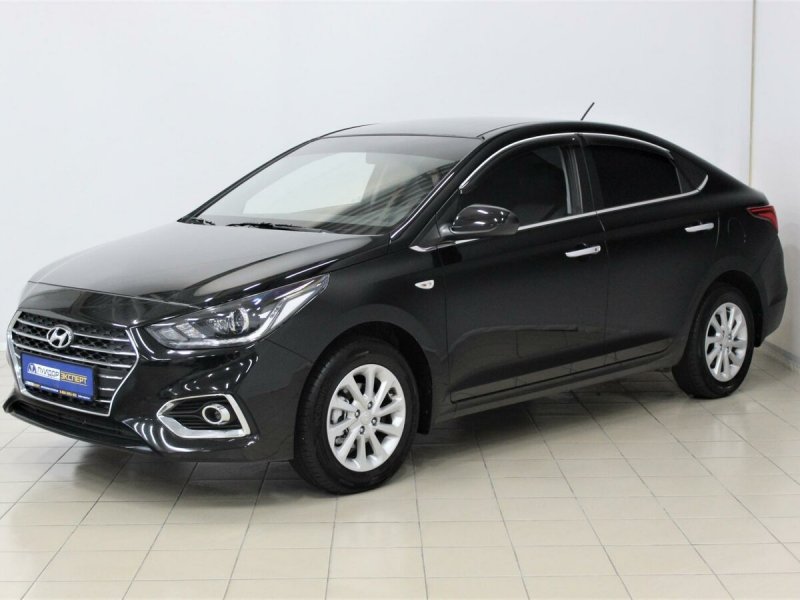 Hyundai Solaris 2017 черный