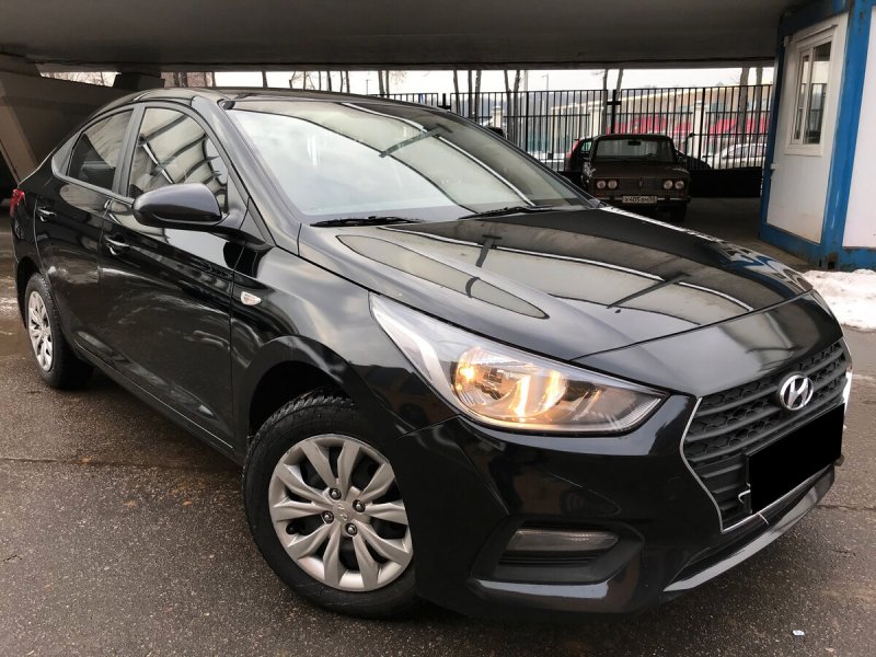 Hyundai Solaris 2014 черный