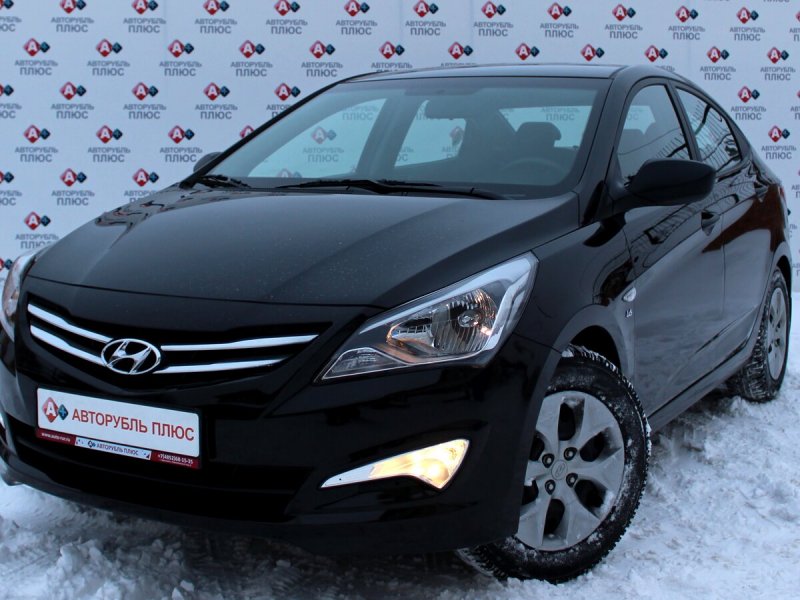 Hyundai Solaris 2013 черный