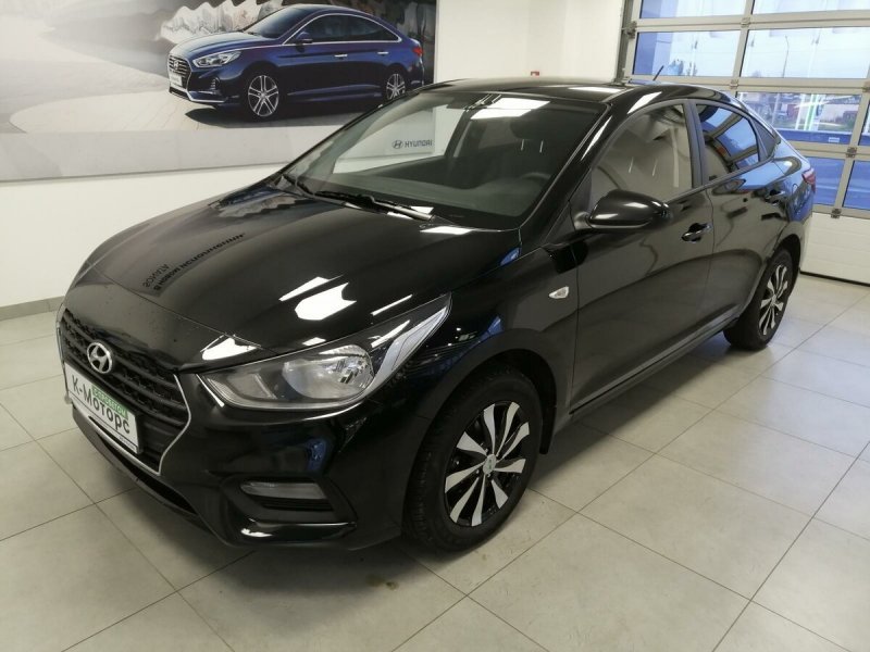 Hyundai Solaris 2013 Black