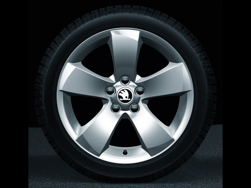 Skoda Octavia a5 RS зеленая