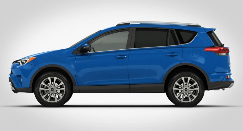Toyota rav4 2007 синий