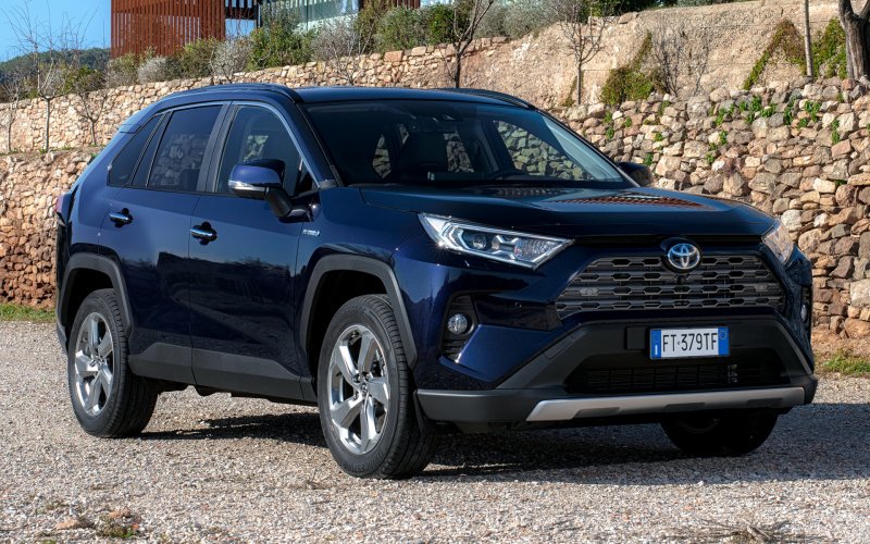 Тойота rav4, синий, 2002 г.в.