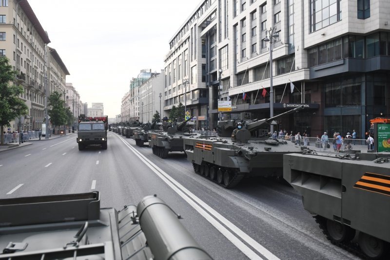 Парад 2019 г в Москве техника