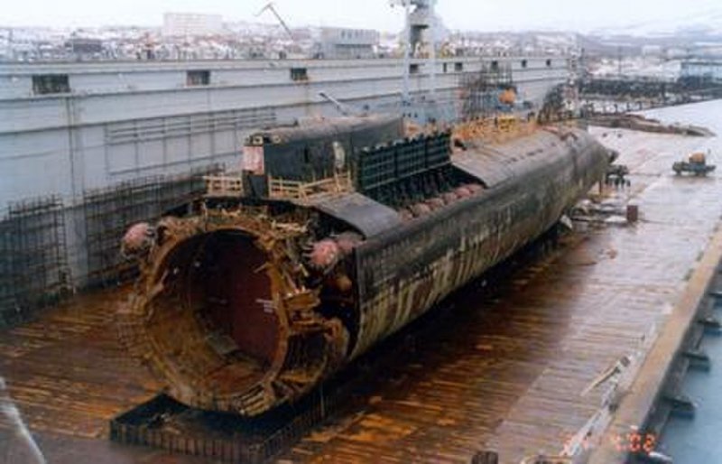 Подводная лодка Курск стройка