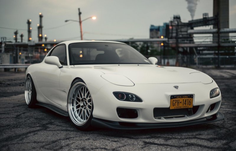 Mazda rx7 белая