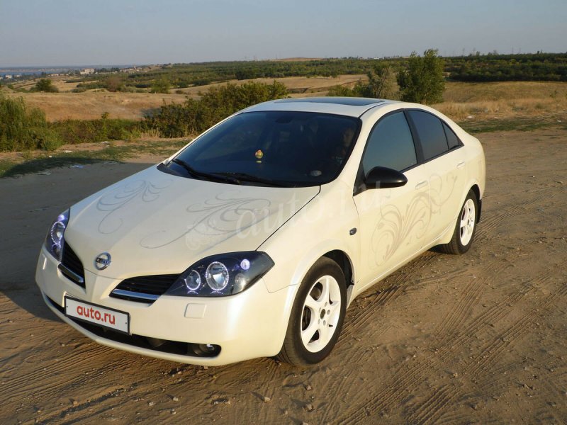 Nissan primera p12 белая
