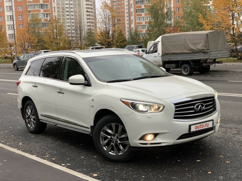 Инфинити qx60 белый