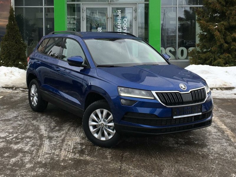 Skoda Karoq 2020 синий
