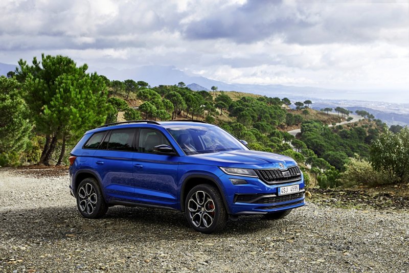 Skoda Kodiak синий