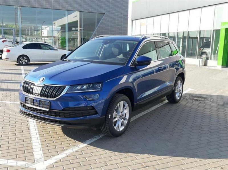 Skoda Karoq 2020 синий