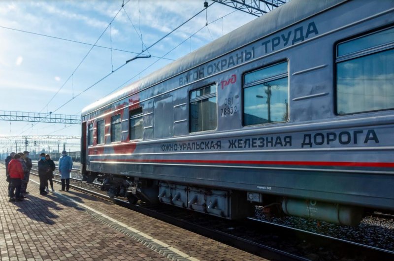 Урал из окна поезда