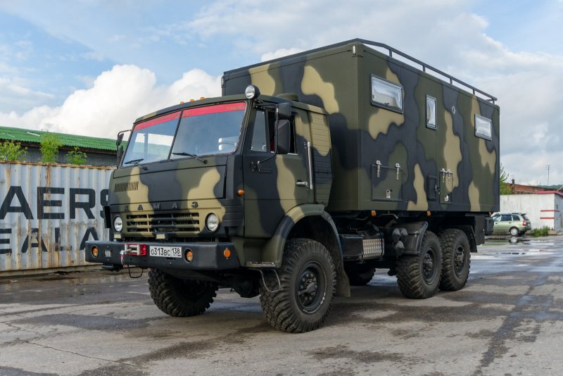 Автодом КАМАЗ 43118 планировка