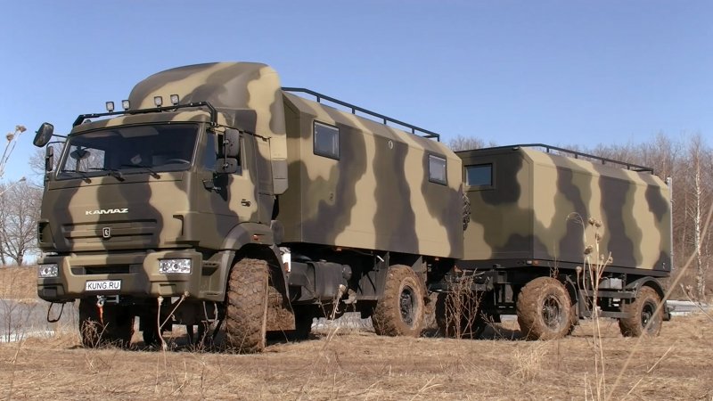 КАМАЗ 43118 кунг автодом