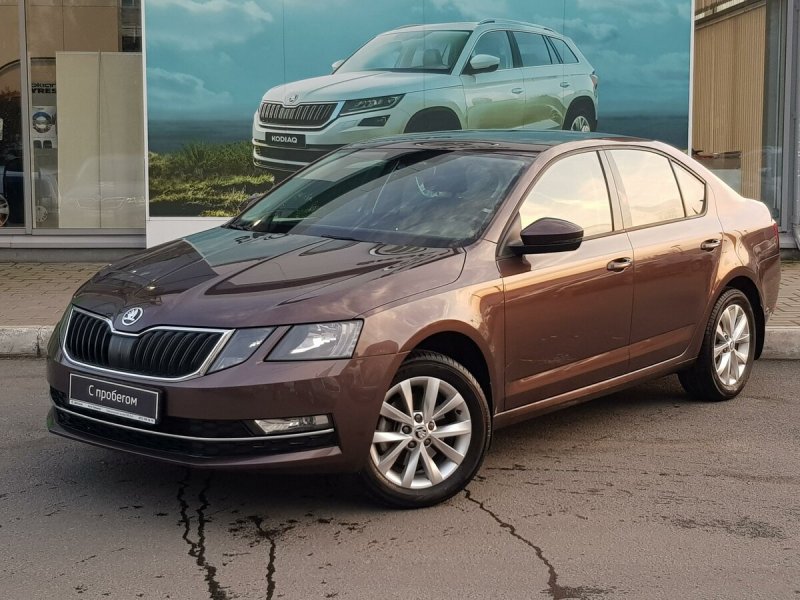 Skoda Octavia a7 Brown
