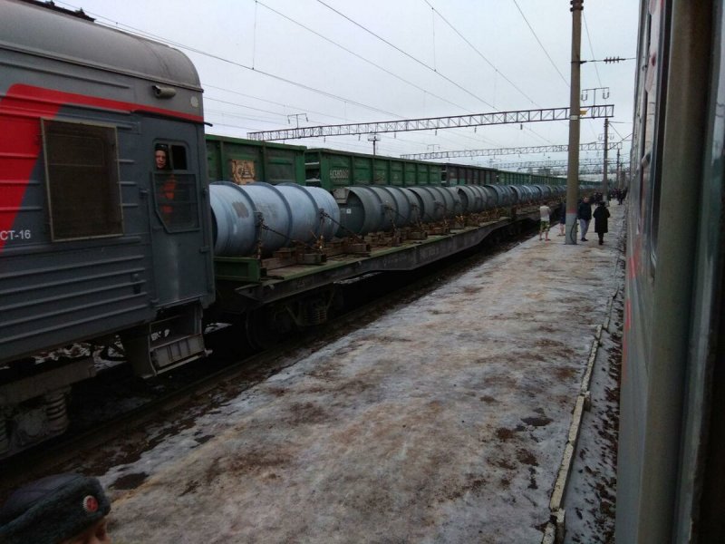 Поезд в Роттердаме на хвосте кита