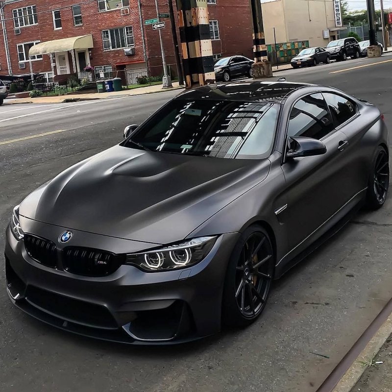 BMW m4 черная матовая