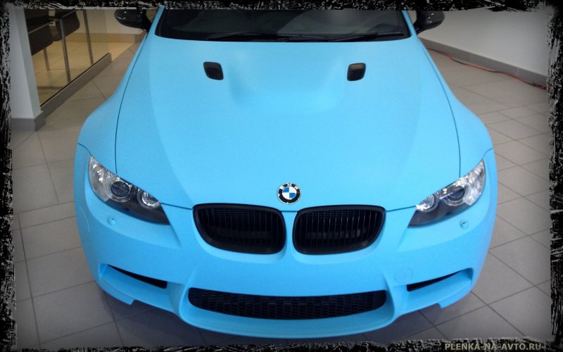 BMW Portimao Blue матовая пленка