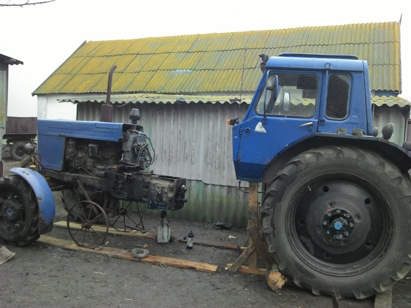 Раскатить трактор МТЗ 82