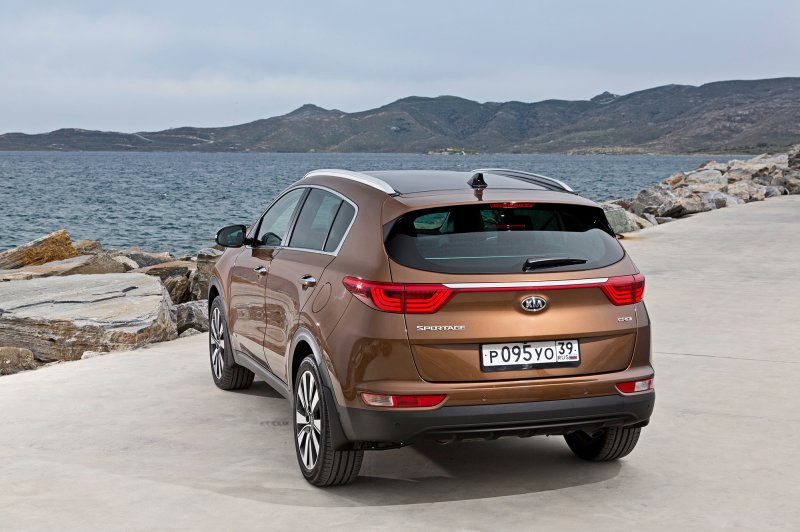Kia Sportage 2016 сзади