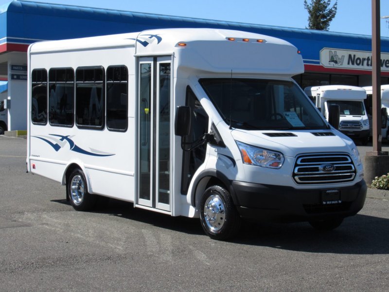 Ford Transit Shuttle Bus Blue